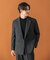 LIFE STYLE TAILOR　ツイードライクコンフォータブルダブルジャケット