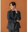 LIFE STYLE TAILOR　ツイードライクコンフォータブルダブルジャケット