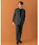LIFE STYLE TAILOR　ツイードライクコンフォータブルダブルジャケット