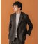 LIFE STYLE TAILOR　ツイードライクコンフォータブルダブルジャケット