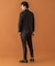 LIFE STYLE TAILOR　ツイードライクコンフォータブルダブルジャケット