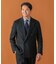 LIFE STYLE TAILOR　ツイードライクコンフォータブルダブルジャケット