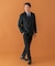 LIFE STYLE TAILOR　ツイードライクコンフォータブルダブルジャケット