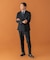 LIFE STYLE TAILOR　ツイードライクコンフォータブルダブルジャケット