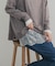 ヘムレースドッキングシャツ