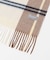 CHECK CASHMERE SCARF