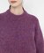 new basic　BLENDED FOG PULL KNIT