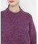 new basic　BLENDED FOG PULL KNIT