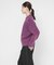 new basic　BLENDED FOG PULL KNIT