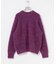 new basic　BLENDED FOG PULL KNIT