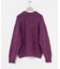 new basic　BLENDED FOG PULL KNIT
