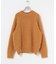 new basic　BLENDED FOG PULL KNIT