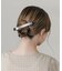 メタリックヘアクリップ