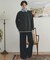 『洗濯可』シャツドッキングニットプルオーバー