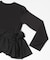 MARILYN MOON　SPIRAL RUFFLE CUTSEW TOP
