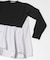 TORRAZZO DONNA　KNIT DOCKING BLOUSE