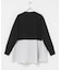 TORRAZZO DONNA　KNIT DOCKING BLOUSE