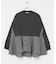 TORRAZZO DONNA　KNIT DOCKING BLOUSE