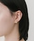 ヴィンテージライクパールボタンピアス