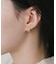 メタルノットスタッドピアス