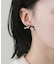 ベロアパールリボンピアス