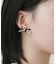 ベロアパールリボンピアス