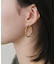 ステンレスツイストフープピアス