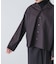 ウォッシャブルウール開襟シャツ