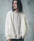 『別注』BAEXFATE×Sonny Label　ヘリンボンジップアップニットカーディガン