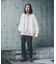 『別注』BAEXFATE×Sonny Label　ヘリンボンジップアップニットカーディガン