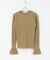 MARILYN MOON　LAME SPANGLE RIB KNIT TOP
