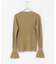 MARILYN MOON　LAME SPANGLE RIB KNIT TOP