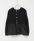 TORRAZZO DONNA　PEARL BUTTON PEPLUM KNIT TOP