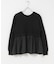 TORRAZZO DONNA　PEARL BUTTON PEPLUM KNIT TOP