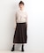 ベルト付ギャザーマキシスカート