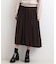 ベルト付ギャザーマキシスカート