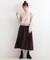 ベルト付ギャザーマキシスカート