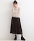 ベルト付ギャザーマキシスカート