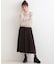 ベルト付ギャザーマキシスカート
