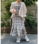 ダブルショルダーLadyワンピ