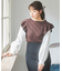 2wayケーブルフリルニット