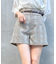 クラシックベルト付きショートパンツ