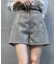 クラシックベルト付きショートパンツ