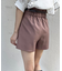クラシックベルト付きショートパンツ