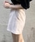クラシックベルト付きショートパンツ
