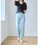 美脚フレアデニムパンツ