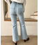美脚フレアデニムパンツ