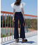 美脚フレアデニムパンツ