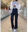 美脚フレアデニムパンツ
