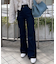美脚フレアデニムパンツ